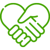heart handshake
